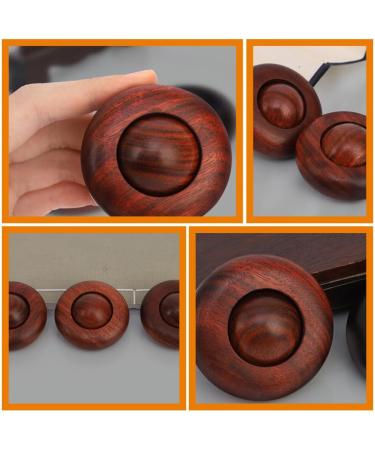 Lurrose Gently Rolling Massage Balls - Hand Fitness & Stress Relief - Boho Baoding Balls - Mahogany & Sandalwood Tension Relief - Buy Online on GoSupps.com