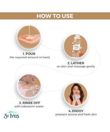 St. Ives Oatmeal and Shea Butter Moisturizing Body Wash 13.50 oz - Pack of 3 - Buy Online on GoSupps.com