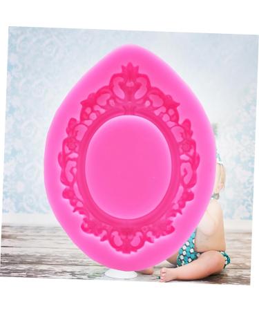 Zerodeko Gummy Moulds Picture Frames Silicone Molds Photo Frame Silicone Baking Mold Silicone Fondant Molds Silicone Cake Mold DIY Baking Molds Vintage Tool Photo Frame Fondant Mold medium Pink - Buy Online on GoSupps.com
