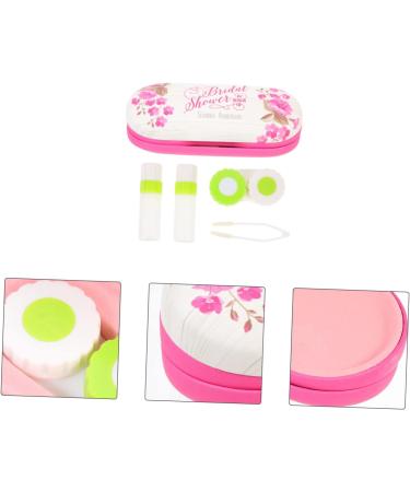 Buy Solustre Double-Lodged Glasses Case & Travel Lens Kit | Stylish Flocked Cloth Travel Set for Lentil Containers - Buy Online on GoSupps.com