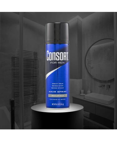 Consort Hair Spray Regular Hold Aerosol  8.30 Ounce - Buy Online on GoSupps.com
