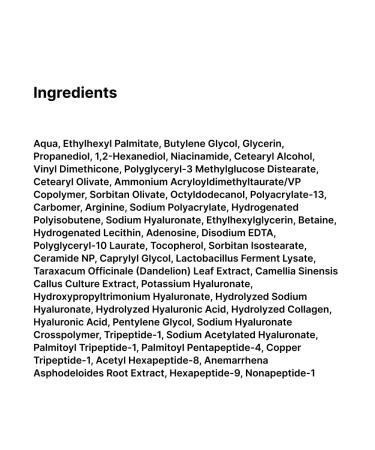 Damtix Peptide 7X Lifting Cream Anti-Aging Face Moisturizer with 7 Peptides Collagen Hyaluronic Acid Ceramide & Niacinamide | Firming Lifting & Deep Hydration | 50ml - Buy Online on GoSupps.com