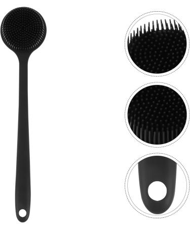 Shop Premium Back Scrubber & Bathing Brush | Multifunctional Body Brush with Black Handle for Massage & Peeling - Ideal for Showers - Buy Online on GoSupps.com