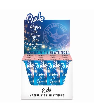 RUDE Wishes Do Come True Glow Primer Oil - Rose Gold Display Set 12 Pieces