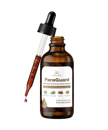 Cleanse Liquid 4 oz - Organic Gut Health Intestinal Supplement - Formula with Black Walnut Wormwood Clove Pumpkin Seed & More - Natural Herbal Intestine Humans Body Gut Cleanser