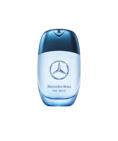 Mercedes-Benz The Move Eau De Toilette Spray for Men 6.7 Ounce Aromatic Fougere with notes of Apple Blossom Grapefruit Cardamom Sea Notes Salt Geranium Tonka Bean and Balsam Fir 6.7 Fl Oz (Pack of 1)