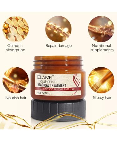 Advanced Molecular Hair Roots Treatment Conditioner + Comb | Hair Detox Mask | Deep Conditioning | 5 Sec to Soft Hair | 60ML - Buy Online on GoSupps.com