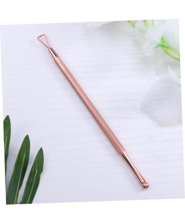 minkissy Fingernail Polish Remover Nail Gel Polish Remover Cuticle Pusher Nail Pusher Cuticle Trimmer Gel Nail Polish Remover Manicure Tools Stainless Steel Two Piece Suit medium Golden - Buy Online on GoSupps.com