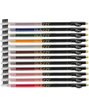 Gogogmee 12pcs Lip Liner Eyeliner Waterproof Suit Long Lasting Eyeliner Eye Makeup Pen Eyebrow Liner Wood - Buy Online on GoSupps.com