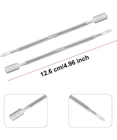 4 Pieces Cuticle Pusher and Cuticle Cutter Stainless Steel Cuticle Remover Tool for Nail Exfoliation Gel Nail Removal Cuticle Pusher Set Cuticle Cutter for Fingernails and Toenails - Buy Online on GoSupps.com