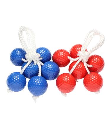 VLUB Ladder Ball Ladder Balls Ladder Ball Game Ladder Ball Quality Replacement Lawn Garden Outdoor Throwing Game Made of Real Golf 6 Pack