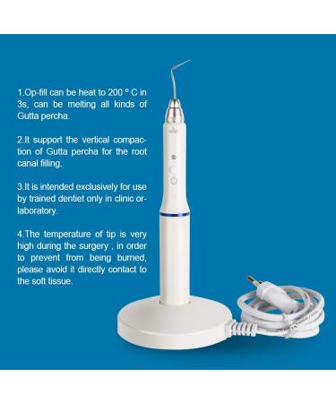 Teeth Gutta Percha Obturation System Pen - Cordless Heated Oral Care Tool with Charging Base (US Standard) - Buy Online on GoSupps.com