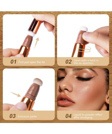 AOOWU Contour Beauty Wand - Matte Liquid Highlighter & Blush Stick - Buy Online on GoSupps.com