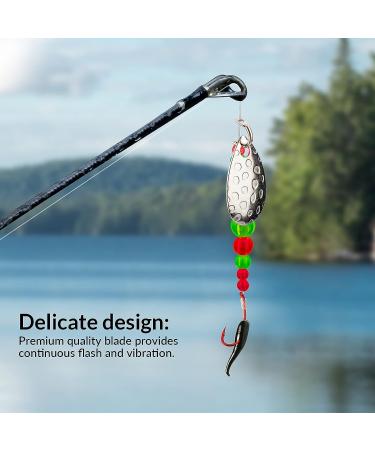 Qualy Fishing Lure Rig Spinnerbait - Walleye Rig Spinner Blades for Freshwater & Saltwater Fishing - 5pcs - Buy Online on GoSupps.com