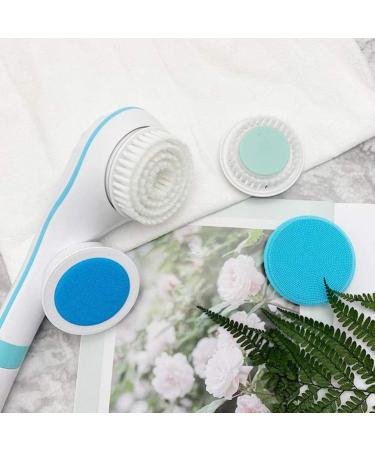 Healifty Electric Rotating Back Brush Set - Exfoliating Body Scrubber for Men and Women with Long Handle, Shower Deep Cleansing Brush - Buy Online on GoSupps.com