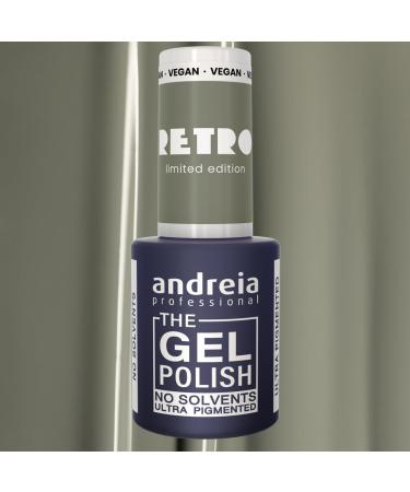 Andreia Professional The Gel Polish Solventfree Gel RETRO Limited Collection Color RT5 Subtle Light Grayish Green RT5 Subtle Light Grayish Green - Buy Online on GoSupps.com