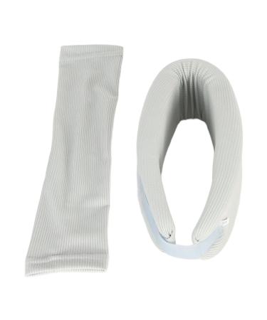 Cervical Collar with Neck Support | Soft Breathable Pain Relief for Men & Women - Gray - Buy Online on GoSupps.com