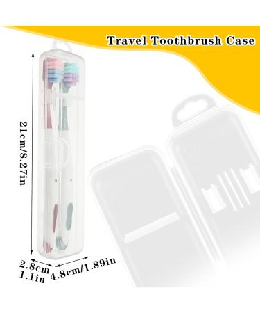 Ouligay Travel Toothbrush Covers - 2 Pack Protective Cases for Family - Ideal Travel Toothbrush Box & Etui - Buy Online on GoSupps.com