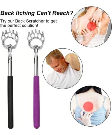 StaiBC Bear Claw Telescopic Back Scratcher & Massager - Portable Hand Tool for Humans & Pets (2 Pack) - Buy Online on GoSupps.com