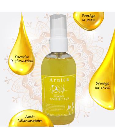 Ressources Naturelles Arnica Plant Oil 100ml - Natural Pain Relief & Anti-Inflammatory | International Shipping - Buy Online on GoSupps.com