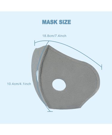 30-Pack Activated Carbon Filter Pads for Reusable Dust Face Mask - Meltblown Fabric, 5-Layer Replacement Filters - Breathable, Universal Fit Adult Size - Buy Online on GoSupps.com