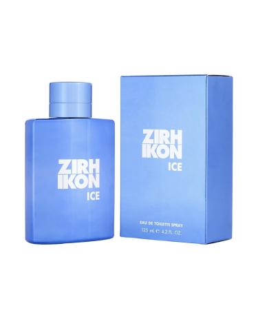 Zirh Ikon Ice Men's Fragrance - Invigorating Blend of Bergamot Grapefruit Lemon and Bitter Orange Spicy Ginger Grounded in Musk Cedar and Amber | Cologne for men | 4.2 fl oz Eau de Toilette