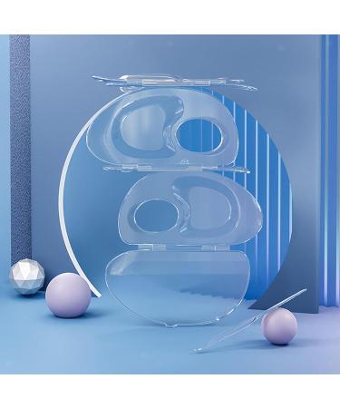 Handheld Transparent Acrylic Makeup Mixing Palette Set for Art & Manicure - Buy Online on GoSupps.com