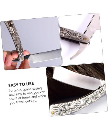 FRCOLOR 2 Pack Manual Razor for Women & Men - Premium Steel Hair Razor for Haircuts & Beard Grooming - Adjustable Design - Buy Online on GoSupps.com