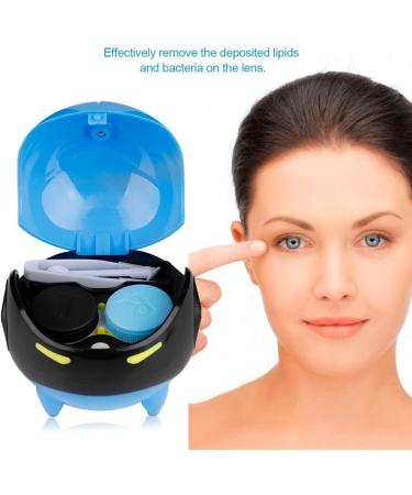 Buy Dustproof Contact Lens Case Kit with Flip-Top & USB Removal Tool - Travel-Friendly (Blue) | International Shipping - Buy Online on GoSupps.com