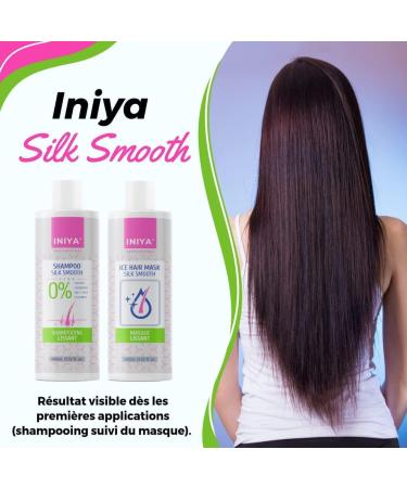 Iniya Silk Smooth Smoothing Shampoo 400ml | Sulfate Free Shampoo | Silk Shampoo | French Brand - Buy Online on GoSupps.com
