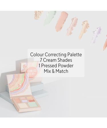 W7 Flawless Base Cream Colour Correcting Palette - 7 Shades to Improve Skin Discolouration & Imperfections - Buy Online on GoSupps.com