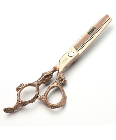 6-inch Rose Gold 440c high Hardness Japanese Hairpressing Scissors Salon Hairpressing Hair Cutting and Thinning Hairpressing Professional Hair Cut (Scissors Set) - Buy Online on GoSupps.com