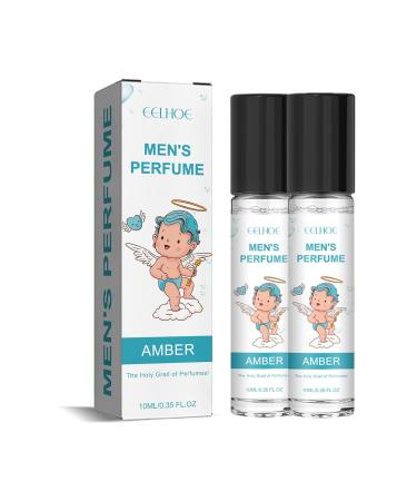 Hypnosis Pheromone Cologne for Men(10ML) - Pheromone Date Portable Cologne - Original Oil Pheromone Perfume for Men - Long Lasting Romantic Fragrance - Attracts Women (2PCS-10ML(A))