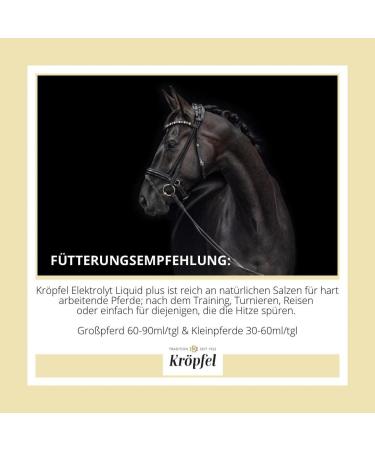 Kr pfel Elektrolyt Liquid Plus 1000 ml | Mineral Feed & Liquid Nutritional Supplements for Sports Horses & Ponies | Supplementary Feed for Racing Horses - Buy Online on GoSupps.com