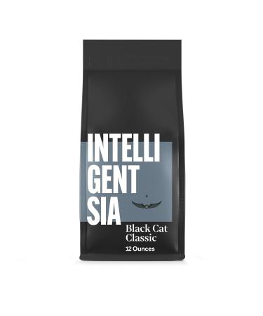 Intelligentsia Coffee, Medium Roast Whole Bean Coffee - Black Cat Espresso 12 Ounce Bag with Flavor Notes of Stone Fruit, Dark Sugars and Dark Chocolate, Packaging May Vary Black Cat Classic Espresso, WB