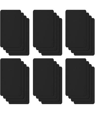 24 Pieces Nylon Repair Patches Self-Adhesive Nylon Patch Waterproof Repair Patches for Clothing Jacket Repair Holes Tearing (Black)