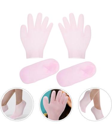 Beaupretty Moisturizing Gloves and Socks Gel Spa Socks Moisturizing Gloves Overnight Lotion Gloves and Socks Soften Repairing Dry Cracked - Buy Online on GoSupps.com