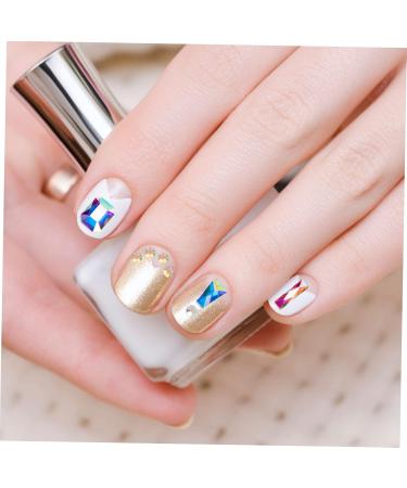 Ipetboom 1 Box Nail Drill Nail Art Sticker Decoration Nail Art Studs Nail Art Gems Nail Crystals Gems for Nails Gems for Crafts Nail Stickers Craft Glass Accessories Manicure - Buy Online on GoSupps.com