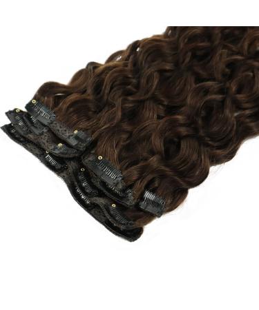 Mila 18 Clip-In Extensions | 100% Remy Real Hair | Medium Brown #4 | Natural Wave | 120g - Buy Online on GoSupps.com