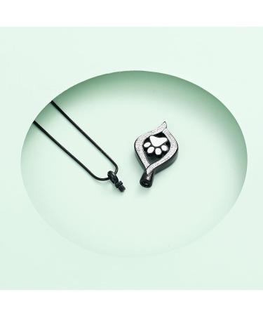 Vccwyqk Urn Necklace for Ashes | Eye of My Heart Keepsake | Stainless Steel Dog/Cat Paw Memorial Jewelry Gift - Buy Online on GoSupps.com