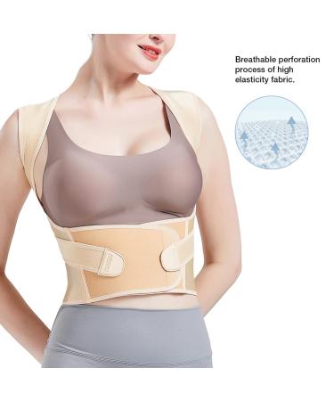 Posture Corrector Back Posture Brace Clavicle Support Stop Slouching And Hunching Adjustable Back Trainer Unisex (Color : Beige Size : S) Handmade Full moon lofty ambition - Buy Online on GoSupps.com