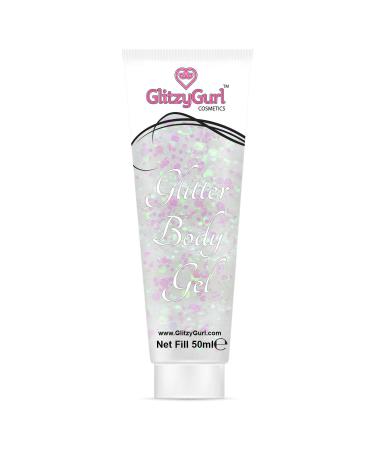 Holographic Glitter Face and Body Gel 50ml Cosmetic Glitter Body Glitter Hair Glitter Gel (Unicorn Dreams)