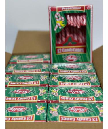 Candy Cane Peppermint Flavored Treats | 120 Individually Wrapped Red & White Stripes | Gift Box & Creative Idea Booklet Included - Perfect for Holidays - Buy Online on GoSupps.com