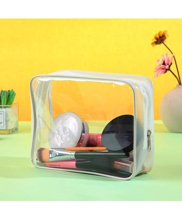 Lecune Transparent Cultural & Liquid Bags Set - 1 Piece Cosmetic & Wash Bag for Men & Women (20x20cm) - Ideal for Travel & Organization - Buy Online on GoSupps.com