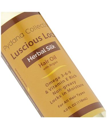 Pydana Collection Luscious Locs Herbal Silk Hair Oil - Natural Hair Growth Oil for Stronger and Longer Hair (118ml) - Buy Online on GoSupps.com