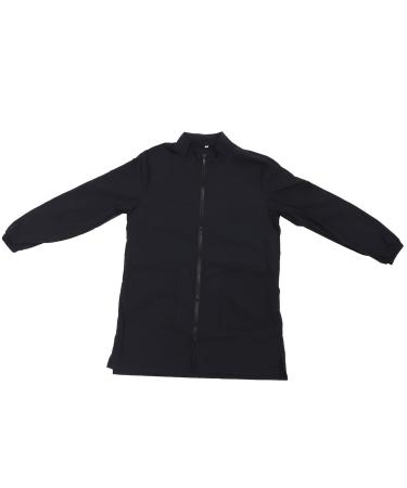 POPETPOP School Work Apron 1pc Pet Women Tunic Smock Cat Grooming Pet Grooming Clothes Work Blazers for Women Work Uniform Swimsuit Coverup for Women Apron Shirt Cosmetic Nylon Miss Black XL