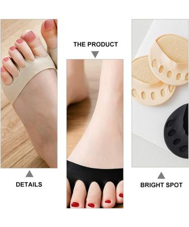 Healifty 2 Pair Invisible Adjustable Toe Socks for Women | Reusable Shoe Filler Toe Topper Liner for High Heels & Sandals - Buy Online on GoSupps.com
