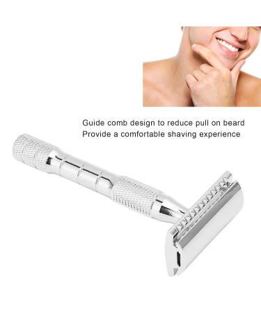 Men's Manual Razor - Stylish Anti-Slip Handle for Fast Comfortable Shaving | Clean & Sanitary Daily Use - Buy Online on GoSupps.com