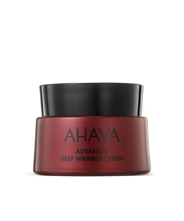 AHAVA Apple of Sodom Advanced Deep Wrinkle Smoothing & Firming Cream - Targets Age-Related Wrinkles & Restores Volume includes exclusive Osmoter & ATPeptide 1.7 Fl.Oz