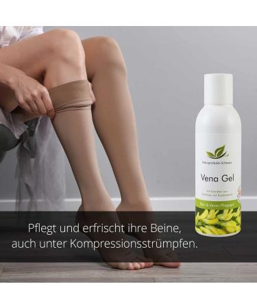 Naturprodukte Schwarz Vena Leg & Vein Gel - 150 ml with Sweet Clover & Horse Chestnut - International Shipping Available - Buy Online on GoSupps.com